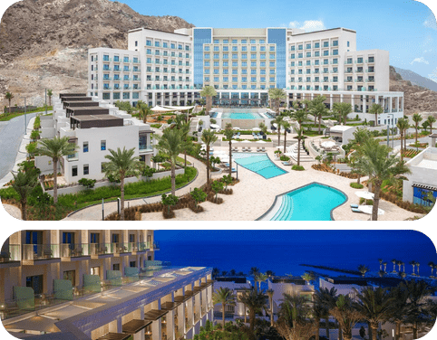 Address Beach Resort Fujairah with pool and sea views